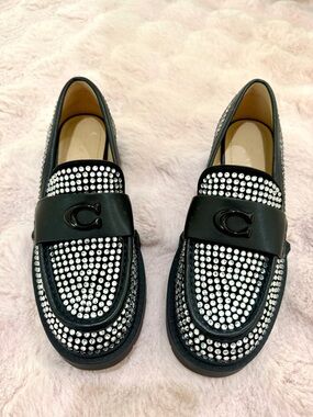 Coach Leah Crystal Loafers